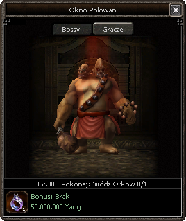 Okno: Polowanie
